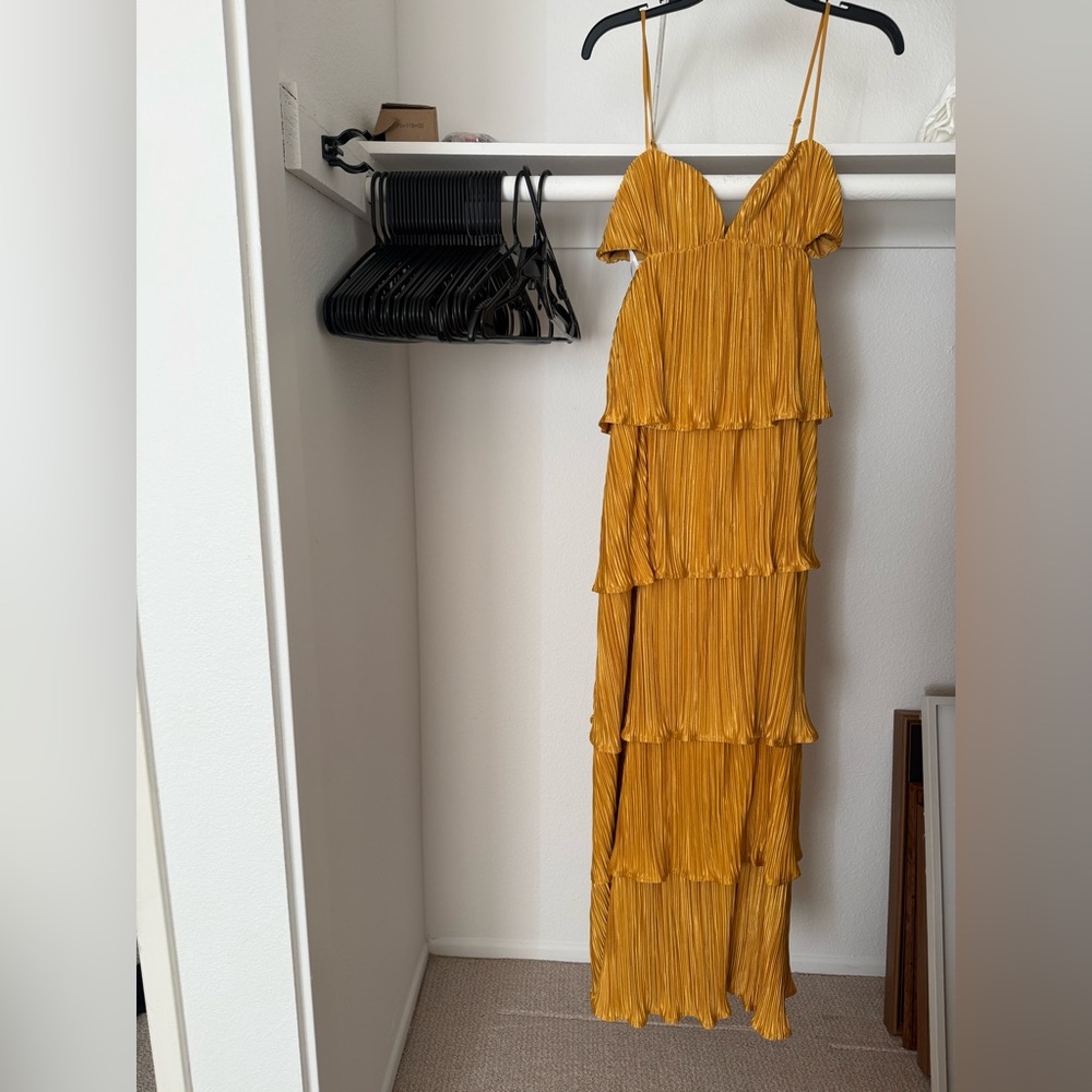 Lulus Mustard Dress